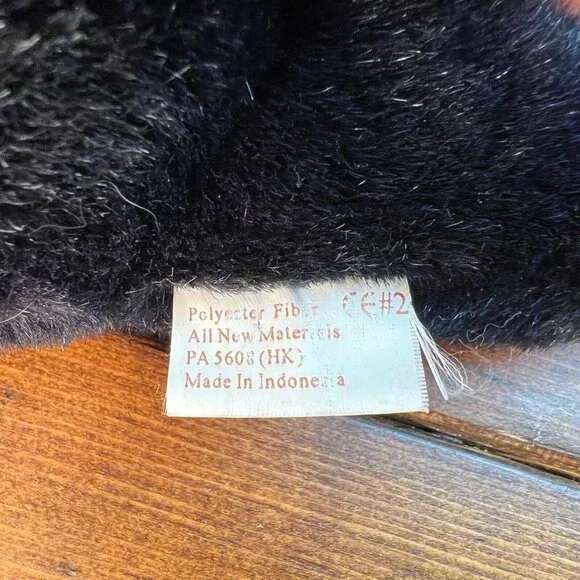 Black brown Bear Plush Big Paws Feet Super Soft & Cuddly - Picture 9 of 13